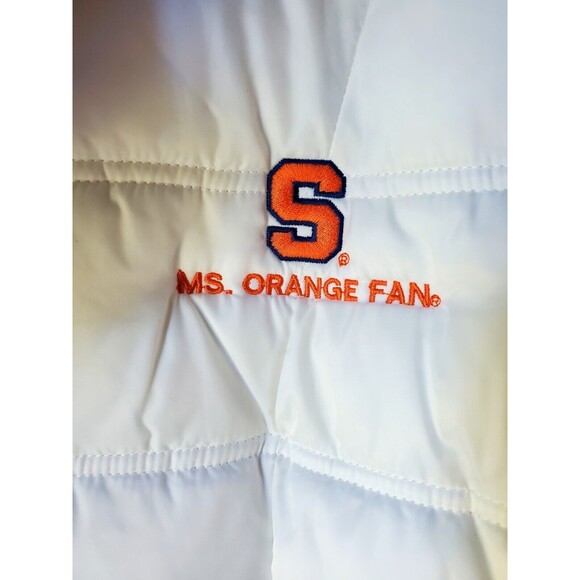 Nautica Syracuse University Women's XXL Water Resistant Puffer Zip Jacket Hood - Picture 10 of 16